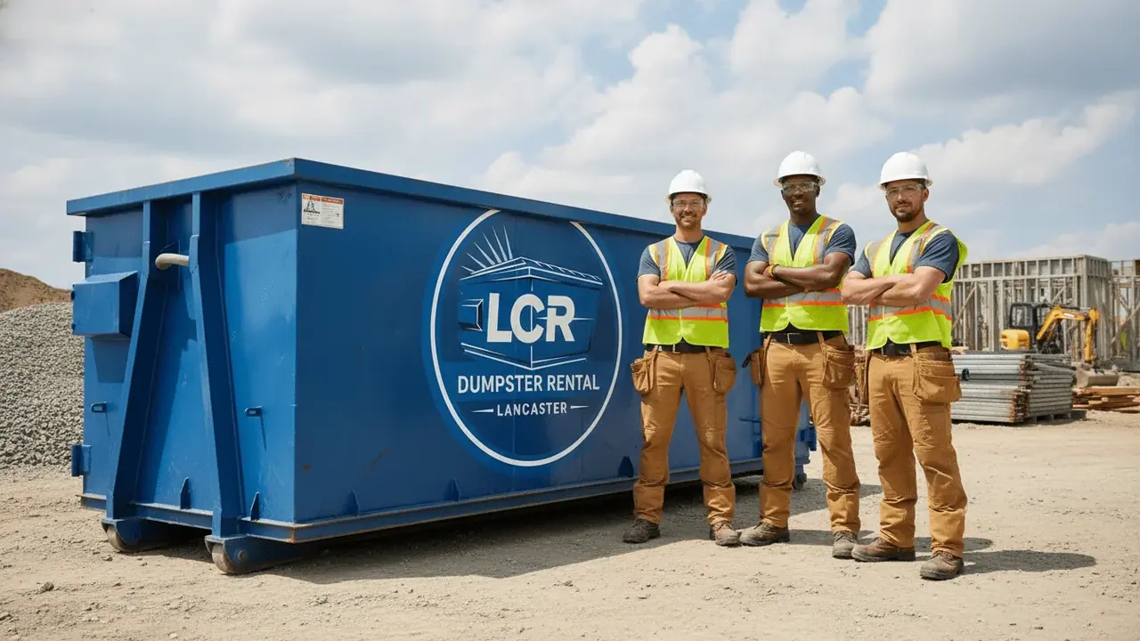 LCR Dumpster Rental Lancaster team on location serving Lancaster, PA and Lancaster County