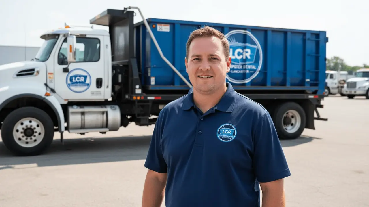 Jason Miller, Lead Driver at LCR Dumpster Rental Lancaster in Lancaster, PA Jason Miller, Lead Driver at LCR Dumpster Rental Lancaster in Lancaster, PA
